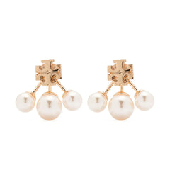 Tory Burch Kira Pearl Front-Back Earrings