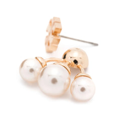 Tory Burch Kira Pearl Front-Back Earrings