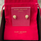 Lavender Enamel With Crystal Eagle Stud Earrings