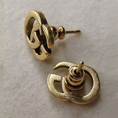 Gucci "GG" Logo Earrings