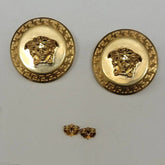 Tribute Button Earrings V-R-S