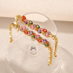 ColorSplash Fashion Bracelet – Vibrant Beads & Sparkle