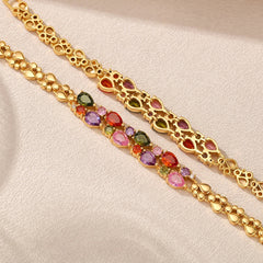 ColorSplash Fashion Bracelet – Vibrant Beads & Sparkle