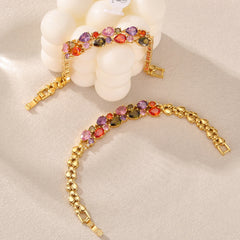 ColorSplash Fashion Bracelet – Vibrant Beads & Sparkle
