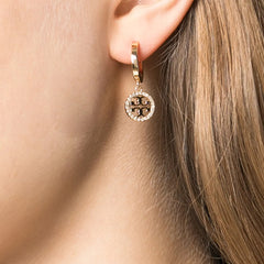 Tory Burch Miller Hoop Earrings