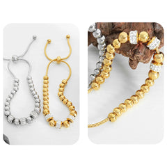 Elegant Adjustable Beaded Bracelets