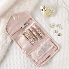Elegant Travel Jewellery Organizer Roll