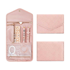 Elegant Travel Jewellery Organizer Roll