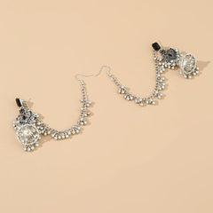 Elegant Black Statement Dangle Earrings