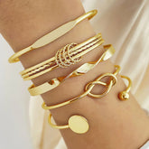 5PC Fashion Bangles & Cuffs for Women