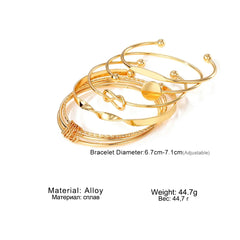 5PC Fashion Bangles & Cuffs for Women