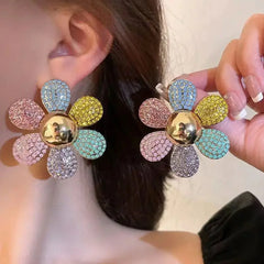 Ozel Cempaka Inspired Flower Earrings