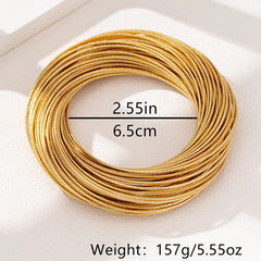 Stackable Gold Bangles for Effortless Glam