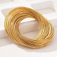 Stackable Gold Bangles for Effortless Glam