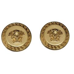 Versace Tribute Button Earrings