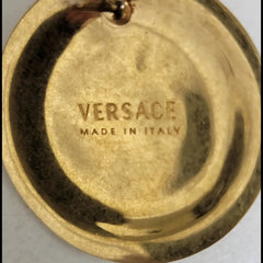 Versace Tribute Button Earrings