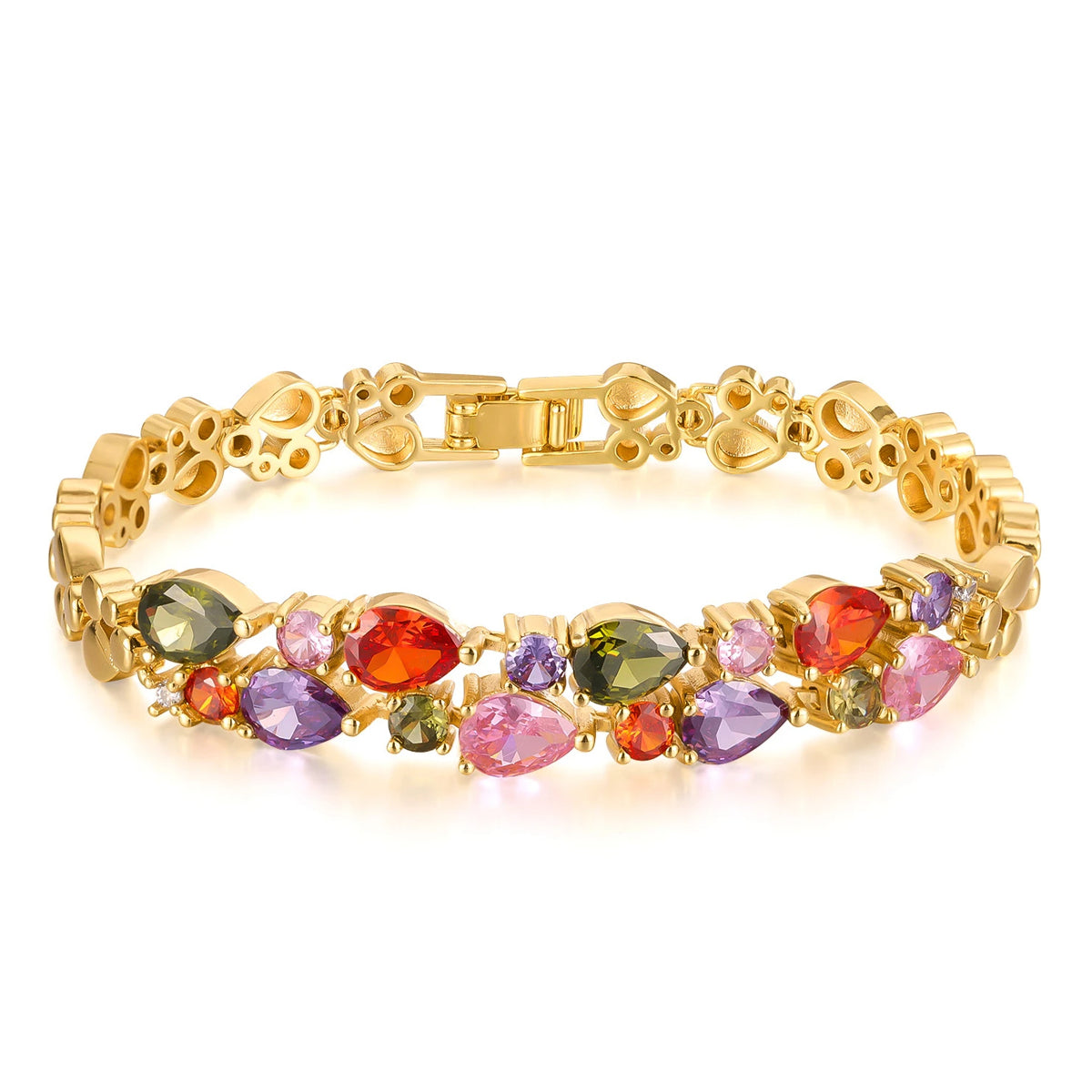 ColorSplash Fashion Bracelet – Vibrant Beads & Sparkle