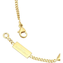 Y-S-L Monogram Heart Rhinestone Bracelet