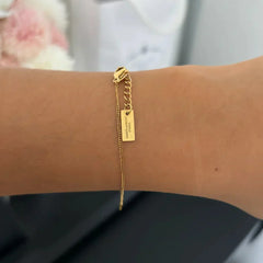 Y-S-L CASSANDRE Charm Bracelet in Metal