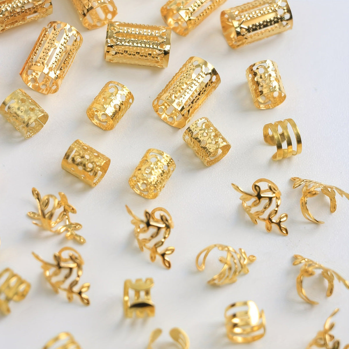 Elegant Hollow Out Hair Rings With Different Patterns